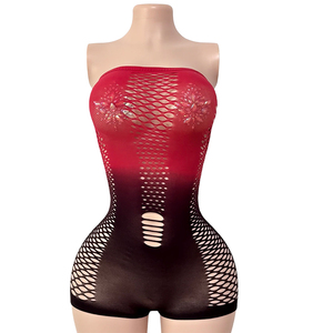 W.E.<b>Pole</b> <b>Dance</b> Outfit Music Festival Party Sweetie Festival Rave Fishnet Stripper Outfit Exotic Dancewear - Product Image 6