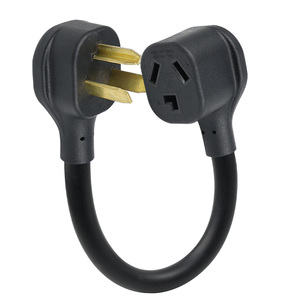 Câble d'alimentation NEMA 10-30P vers NEMA 10-30R, câble d'extension 10AWG 30A 250V, adaptateur d'alimentation durable pour sèche-linge et soudeuse - Product Image 1