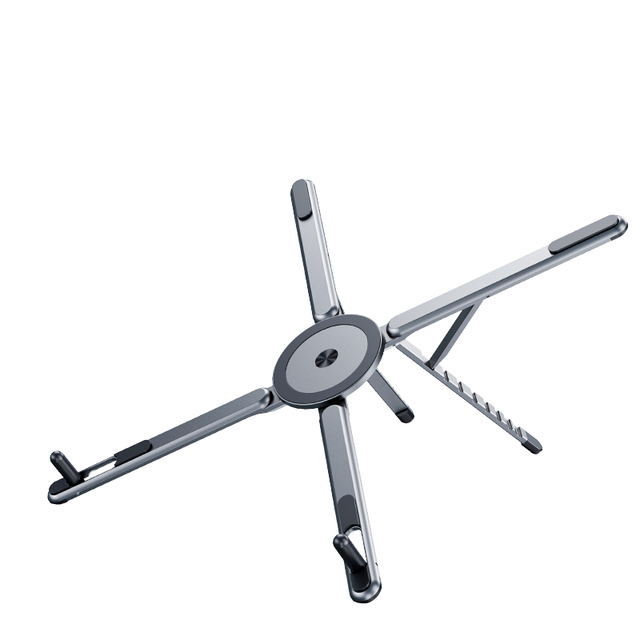 New Aluminum Alloy 360 Rotating Adjustable Universal Travel Multiple Use Magnetic Phone Holder Laptop Tablet Tripod Stand