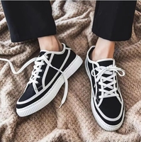 Nouvelles baskets confortables à lacets, basses, respirantes, pour hommes, chaussures de skateboard