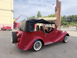 <span class=keywords><strong>Auto</strong></span> Elettrica Classica Vintage Rossa Personalizzata <span class=keywords><strong>per</strong></span> Matrimoni e Tour Turistici - Product Image 2