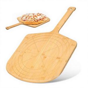 Tabla de cortar pizza de bambú, bandeja de pizza para el hogar, regalos empresariales, suministro directo de fábrica Mairun, EE. UU. - Product Image 1