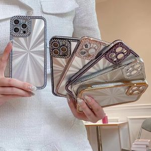 Design de luxe en gros pour <span class=keywords><strong>IPhone</strong></span> 15pro couverture de téléphone portable souple Tpu dégradé gravure laser Bling étui de téléphone <span class=keywords><strong>holographique</strong></span> - Product Image 2