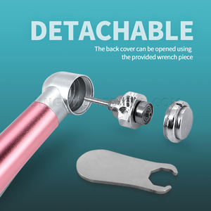 다채로운 치과 핸드피스 단일 물 스프레이 고속 터빈 치과 도구 알루미늄 합금 2/4 구멍 전력 소스 - Product Image 4