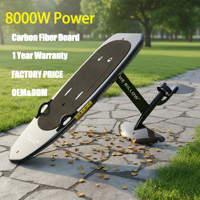 Planche de surf électrique en fibre de carbone de haute qualité avec télécommande, 8 kW de puissance, haute résistance pour les sports nautiques en mer et en lac