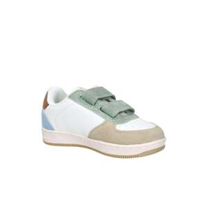 Baskets décontractées Victoria pour enfants, blanc beige, taille 26, fermeture Velcro - Product Image 2