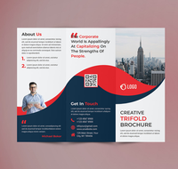Impression de brochures, dépliants et prospectus pliés à trois panneaux et six pages