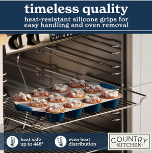 GreenLife-moule à muffins antiadhésif en céramique, ustensiles de cuisson pour cupcakes/muffins de 12 tasses - Product Image 4