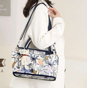 Multiple Pockets and Adjustable Shoulder Strap Polyester <b>Crossbody</b> Mommy <b>Bag</b> - Product Image 6