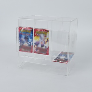 Distributeur de boosters en acrylique transparent anti-UV à 3 emplacements pour cartes TCG – Présentoir de rangement - Product Image 3