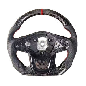 <span class=keywords><strong>Volant</strong></span> en <span class=keywords><strong>cuir</strong></span> et fibre de carbone pour Supra GR MKV A90 A91 Bull Demon King, mise à niveau et rénovation - Product Image 3