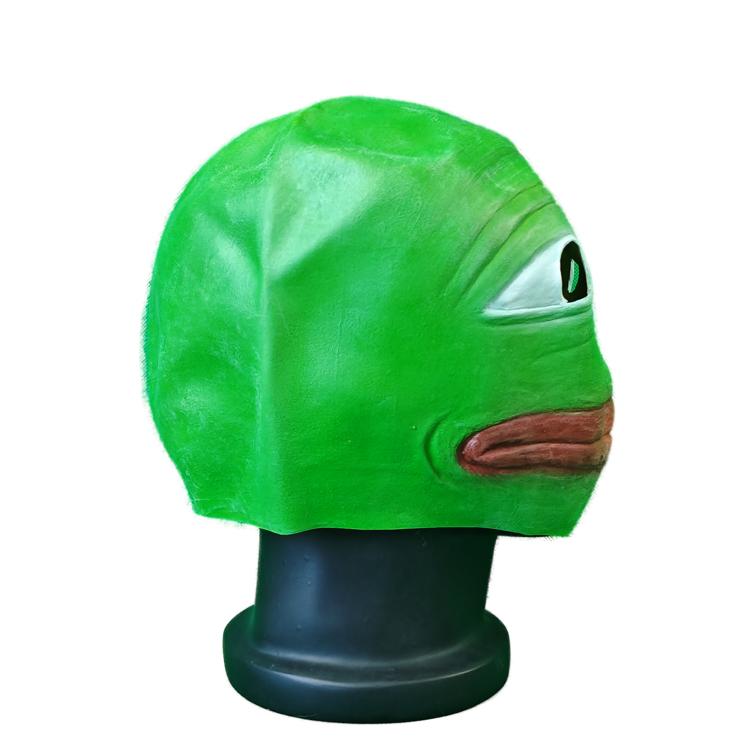 パック・フェイスマスク PEPE Realistic Sad Frog Latex Mask – Full Face Animal Costume for