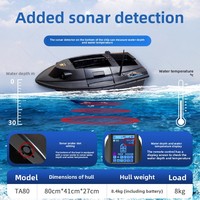 Bateau de pêche personnalisé à lancer d'appâts, guidé par GPS, avec système de transport d'hameçons et de largage de filets, en plastiques techniques haute vitesse, fabriqué en Chine