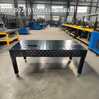 Table de soudage flexible 3D avec systèmes de fixation intelligents et accessoires de serrage pour soudeurs