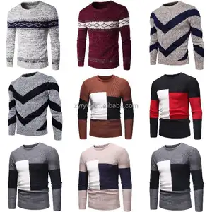 Maglioni da uomo personalizzati produttore Pullover streetwear maglione invernale a maniche lunghe in maglia a collo alto da uomo