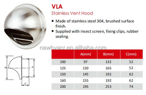 NOUVEAU Disque de ventilation en acier inoxydable HVACR VLA pour vannes, étanche, flexible, respectueux de l'environnement, pour grille de ventilation professionnelle - Product Image 6