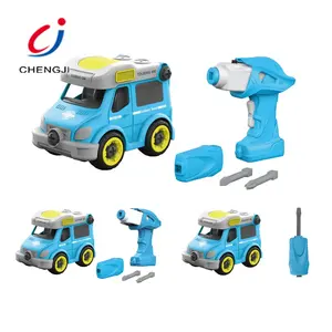 2023新设计车辆rc汽车教育diy卡车组装玩具与工具套装