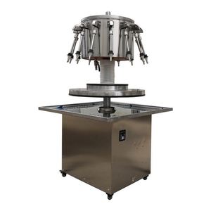Cheap Price Small Scale PET Plastic Glass Bottle Liquid Filler 12 Heads Semi Automatic Pure Miniral Water Filling Machine - Product Image 1