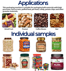 Linea di Riempimento Automatica per Granuli con Pesatrice Combinata a Dieci Teste per Caramelle, Cioccolato, Fagioli, Mirtillo Rosso Essiccato, Bevande e Confezionamento in Bottiglie di Vetro - Product Image 2