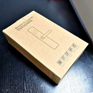 स्मार्ट होम 6068 डिजिटल हाई सिक्योरिटी डोर लॉक अलार्म होम फिंगरप्रिंट स्मार्ट लॉक - Product Image 6