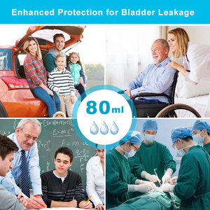 Sous-vêtements d'incontinence <span class=keywords><strong>pour</strong></span> hommes de taille personnalisée Lavables Réutilisables Anti-fuites Slips d'incontinence Culottes d'incontinence - Product Image 6