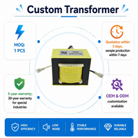 Transformateur de puissance basse fréquence EI76 personnalisé 110V 220V vers 12V 24V AC, transformateur abaisseur de tension, fabricant, service OEM ODM
