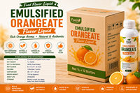 Essence aromatique liquide émulsifiée concentrée Taima - Saveur naturelle de jus d'orange pâle de qualité alimentaire