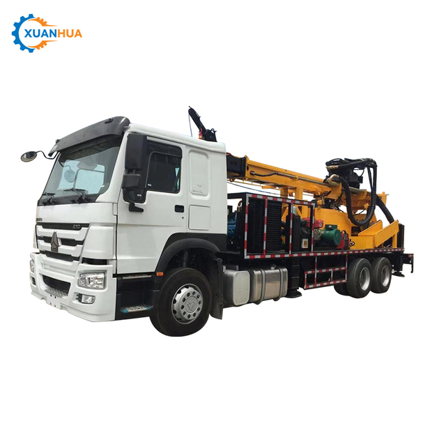 YCT-400 Auger Truck Mounted Borehole Hydraulic Water Well Drilling Rig Core Drilling Rig Machine Tractor Truck Drilling Rig