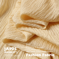 Summer New Skin-friendly Soft Natural Fiber Blended Wool Fabric for Clothing Shirts Shorts Dresses Designer