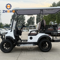 Voitures de golf électriques chinoises 4 places à prix abordables, buggy à vendre en gros, voiturette de golf moderne 4 passagers