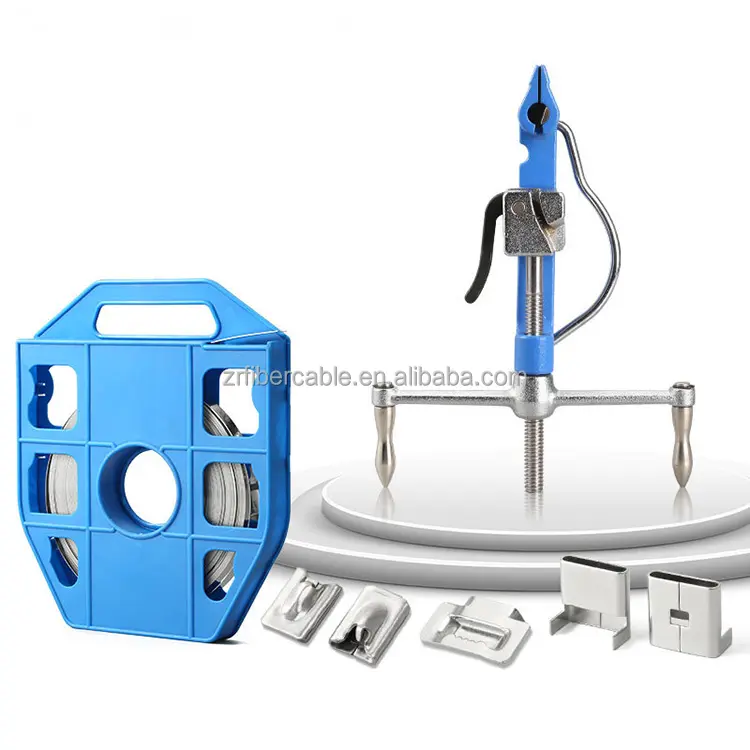 Stainless Steel Cable Tie Tool Pliers Tightening Machine Cable Tie Baler Steel Strapping Tool Cable Clamping Tool