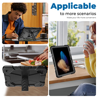 Étui pour tablette antichoc robuste pour Lenovo Tab M11 K11 Housse avec béquille Protection complète Silicone PC Étui de protection