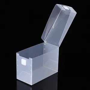 Caja de embalaje transparente de PVC Café flor té bebida PP caja Caja de goma esmerilada de grado alimenticio