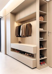 Meuble à chaussures mural fin et escamotable, taille personnalisée, éclairage LED, gain de place, pour <span class=keywords><strong>couloir</strong></span> étroit, <span class=keywords><strong>rangement</strong></span> domestique - Product Image 2