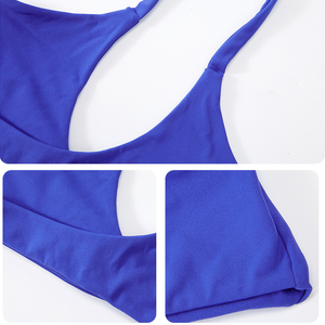 Top Deportivo Halter con Espalda Descubierta y Push-Up, con Logotipo Personalizado OEM - Product Image 4