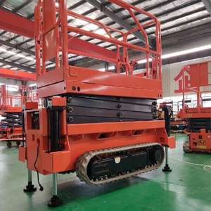 छोटे उठाने वाले प्लेटफॉर्म 4 मीटर क्रॉलर कैंची लिफ्ट वर्क प्लेटफॉर्म बिक्री के लिए लिफ्ट - Product Image 4