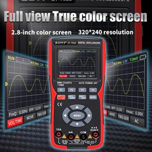 Multímetro Digital ZOYI ZT702S con Sonda de Transistor y Medición Automática True RMS, 48M/S, 10MHZ, Osciloscopio con Almacenamiento de Datos de Forma de Onda en PC - Product Image 2