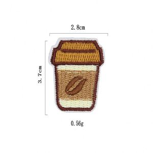 Cute Embroidery Cat Paw Ice Cream Coffee Patch for Decoration of Labor Suit Phone case - Product Image 5