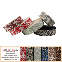 Sangle en polyester doux de haute qualité, durable, à motif géométrique jacquard, pour sangles de sac, ceintures de sécurité, textiles de maison, chaussures