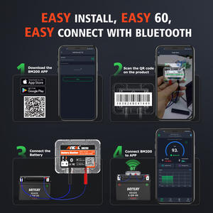 ANCEL BM200 PRO affichage automobile charge de batterie 12V moniteur numérique de santé de batterie <span class=keywords><strong>test</strong></span> de tension de démarrage testeur de batterie de voiture - Product Image 5