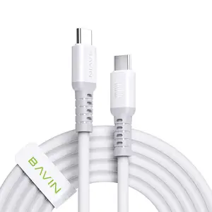 Bavin 30 W 60 W 3 A Schnellladung Übertragung dickes Kabel Android IOS Typ-c auf Typ-c Daten-USB-Kabel CB259