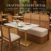 Chaises de salle à manger en rotin, chaise à dossier en rotin tressé avec structure en bois massif pour café et bar en bord de mer, marina, skyline, rivière, port