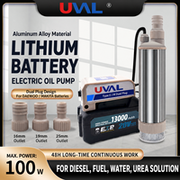 Pompe à eau et à huile double usage, modèle 50, 20V, batterie Li-ion double port, compatible avec DAYI et Makita, sans batterie