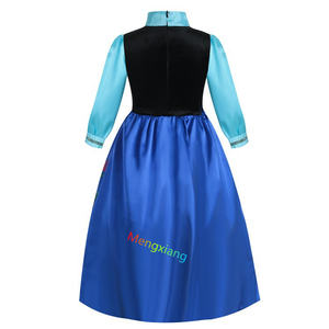 Robe <span class=keywords><strong>de</strong></span> princesse Elsa Anna, costumes <span class=keywords><strong>de</strong></span> couronnement, petites filles, enfants, cosplay, <span class=keywords><strong>reine</strong></span> <span class=keywords><strong>des</strong></span> <span class=keywords><strong>neiges</strong></span>, fête, Halloween, Noël, anniversaire, tenues - Product Image 3