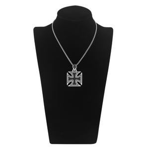 Colliers Croix Pendentifs en Émail, Design en Acier Inoxydable 316L, Breloques Bijoux Religieux, Pendentif Jésus - Product Image 6