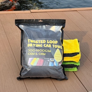Custom Logo Microfiber Car Wash <b>Towel</b> 60x90cm 600gsm Microfiber <b>Drying</b> Detailing Car <b>Towels</b> Twisted Loop Car <b>Drying</b> <b>Towel</b> - Product Image 1