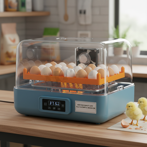 Nouvel incubateur de haute qualité 220V entièrement automatique en PP, petit format, capacité 56 œufs, pour oiseaux, oies, poulets, canards, dindes - Product Image 3
