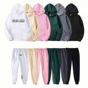 <b>Cheap</b> Sweatpants and Hoodie <b>Set</b> Clothing Manufacturers Blank Winter Hoodies Custom Logo Embroider Plain <b>Men</b> Hoodies Unisex - Product Image 2
