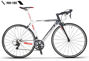 Vélo de route en fibre de carbone intégrale 700C de qualité supérieure en Chine avec système de changement de vitesse et freins à disque, performances optimales, aluminium 56 cm - Product Image 5