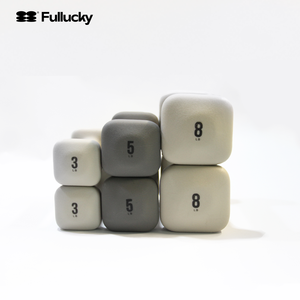 Fullucky 3 libbre in ghisa quadrati pesi liberi impostati Unisex per l'allenamento in palestra a casa e l'allenamento della forza - Product Image 6